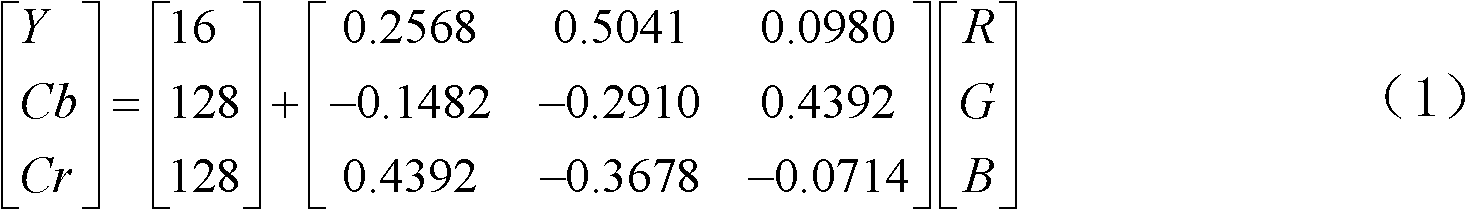 Simple-component video image rain field removing method