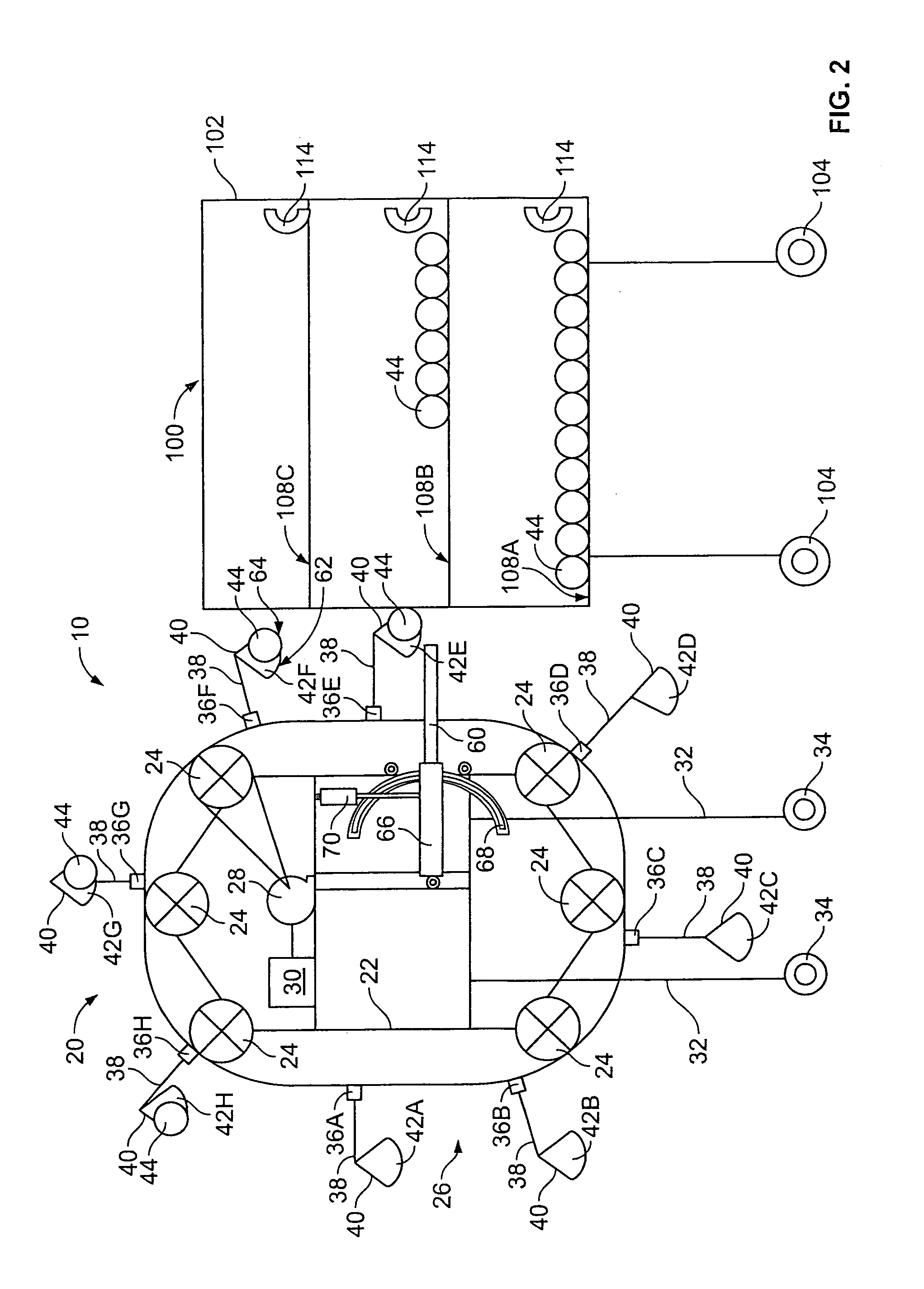 Continuous automatic rack loader