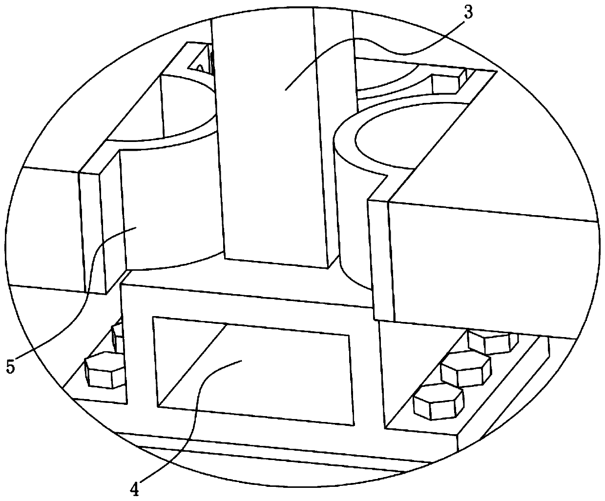 An anti-seismic mechanism for a steel structure building