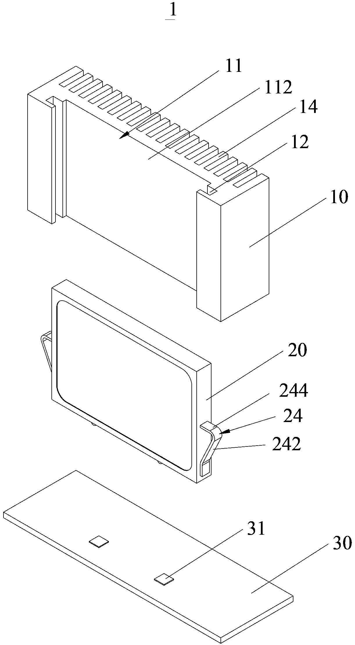 Light source module, and backlight device