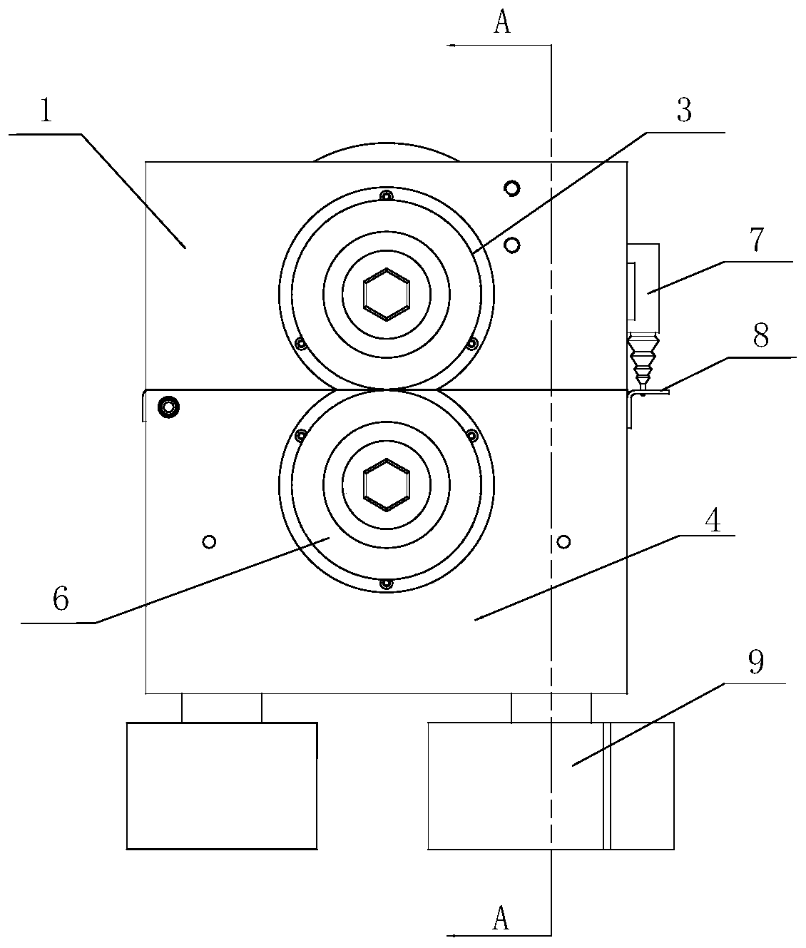 Roller wheel distance adjusting apparatus and method