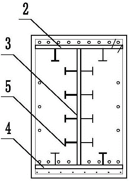 Steel pipe concrete column variable section broken-line-shaped steel bracket and connecting construction method thereof