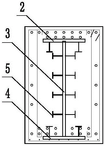 Steel pipe concrete column variable section broken-line-shaped steel bracket and connecting construction method thereof