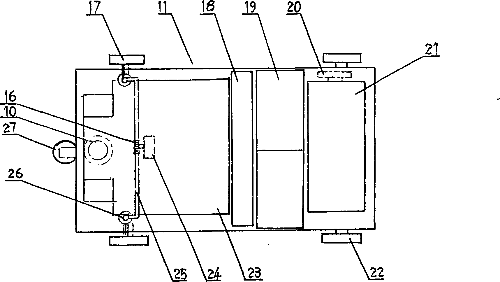 Assembly welding method for producing large diameter extremely thick steel pipes through rotary walking rail and device thereof