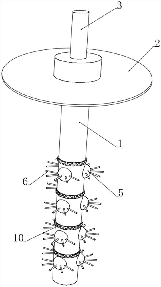 A kind of self-heating vibrator used for concrete pounding