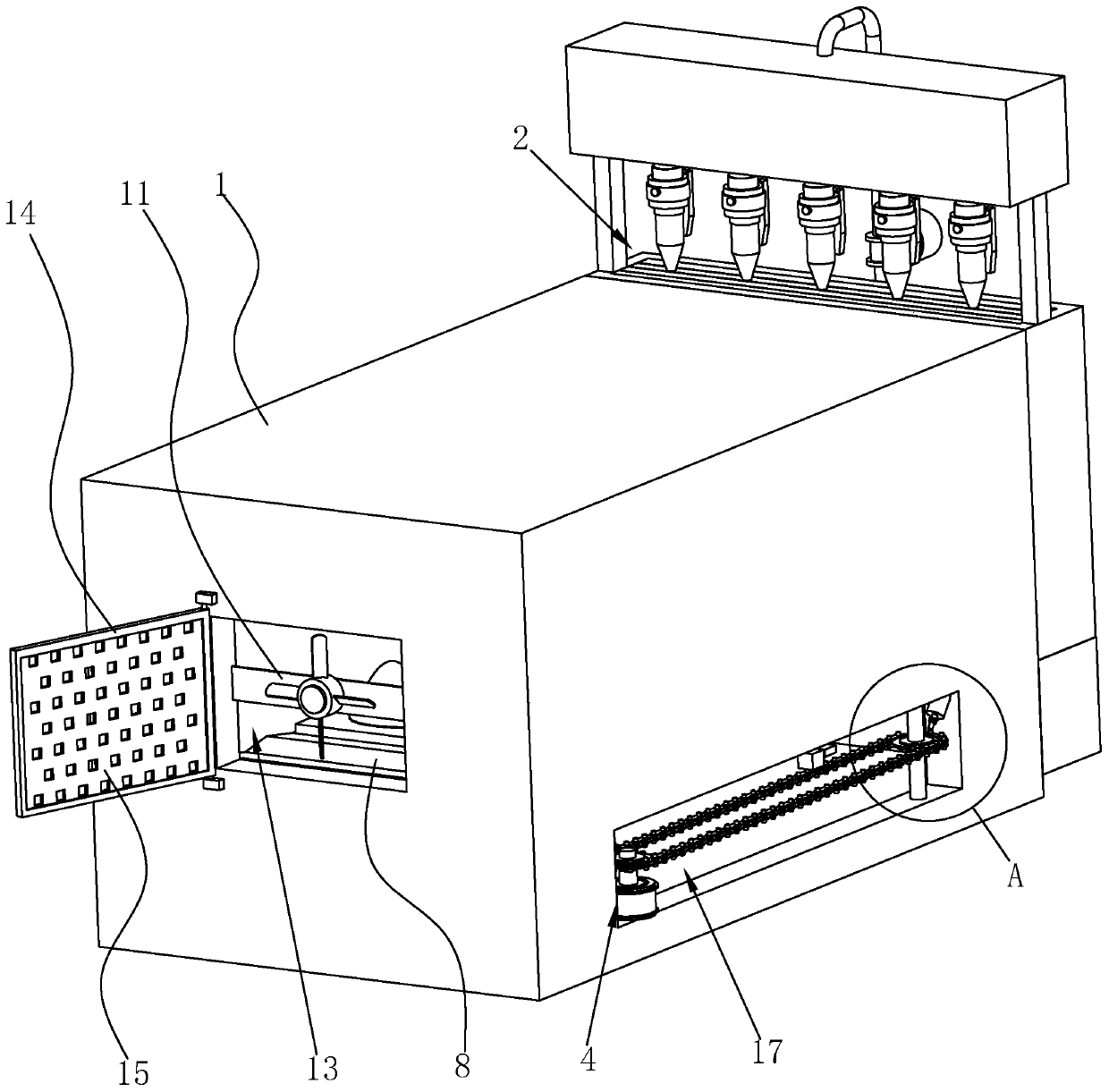 Rock-soil body catastrophe simulation detection device and detection method