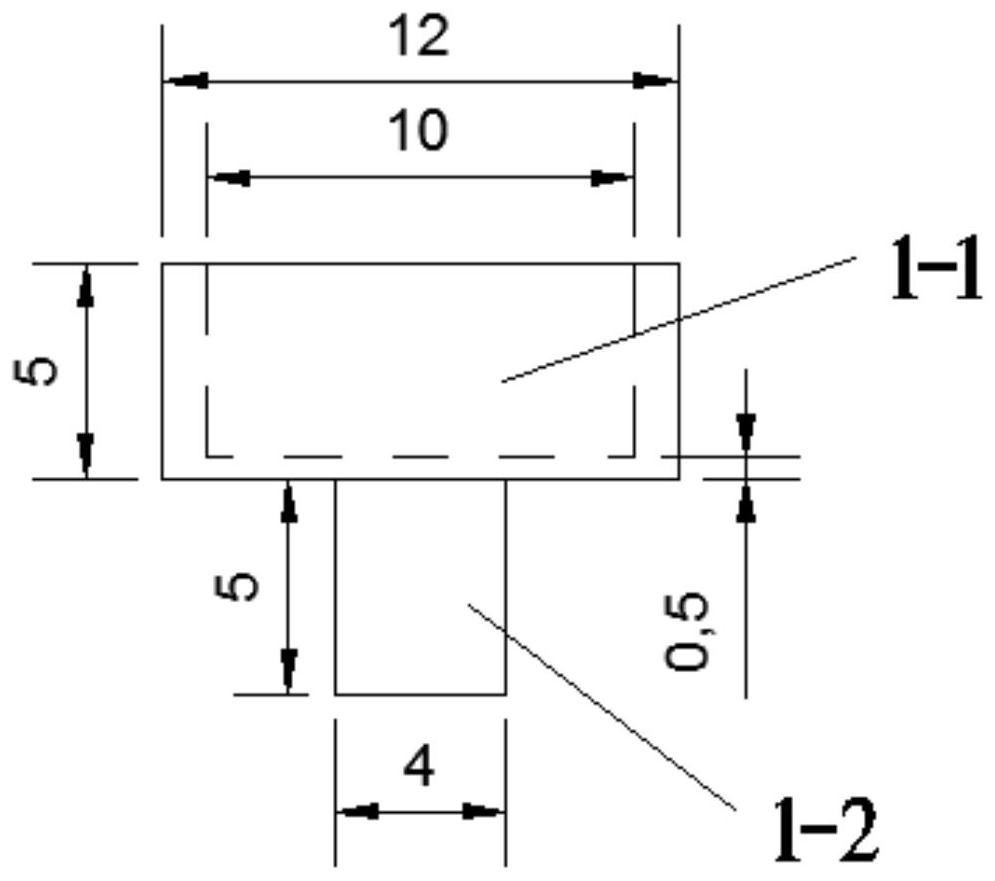 Test mold for testing limit oxygen index of asphalt and test method thereof