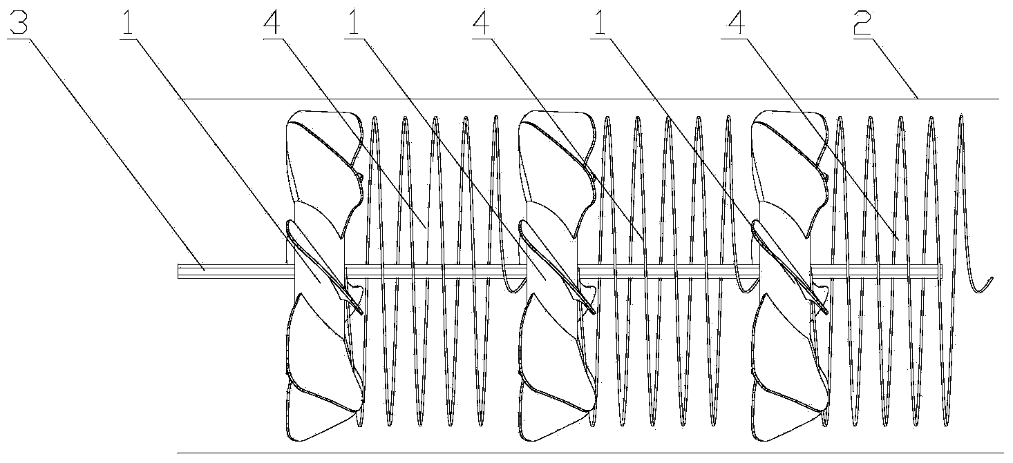 Tubular heat exchanger and turbulence device thereof