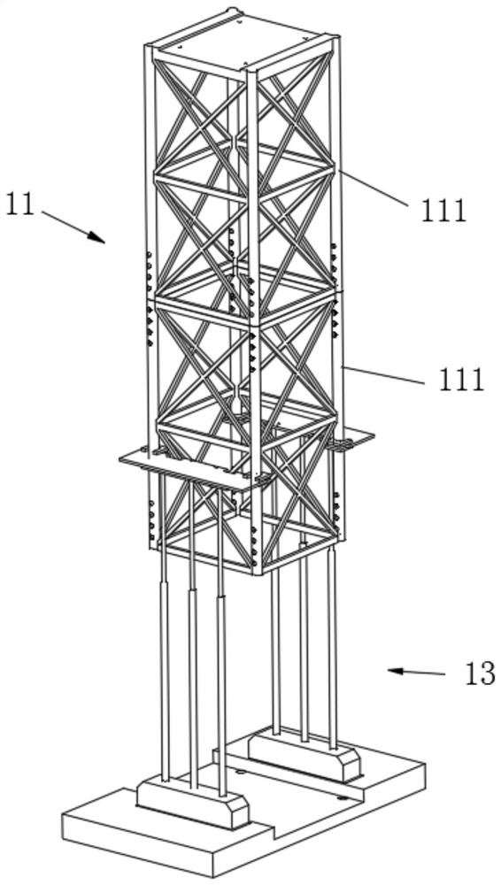 Outer wall surface construction robot operation system and using method thereof