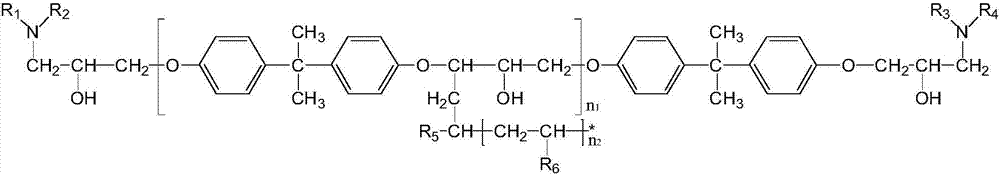 Epoxy resin surface-coated with hydrophilic coating and preparation method and application thereof