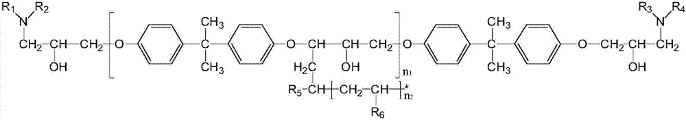 Epoxy resin surface-coated with hydrophilic coating and preparation method and application thereof