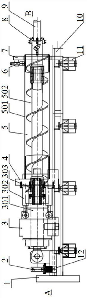 Spiral pipe jacking machine