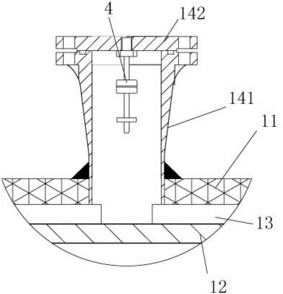 3DFF tank structure used for double-layer oil storage tank made by glass fiber reinforced plastics