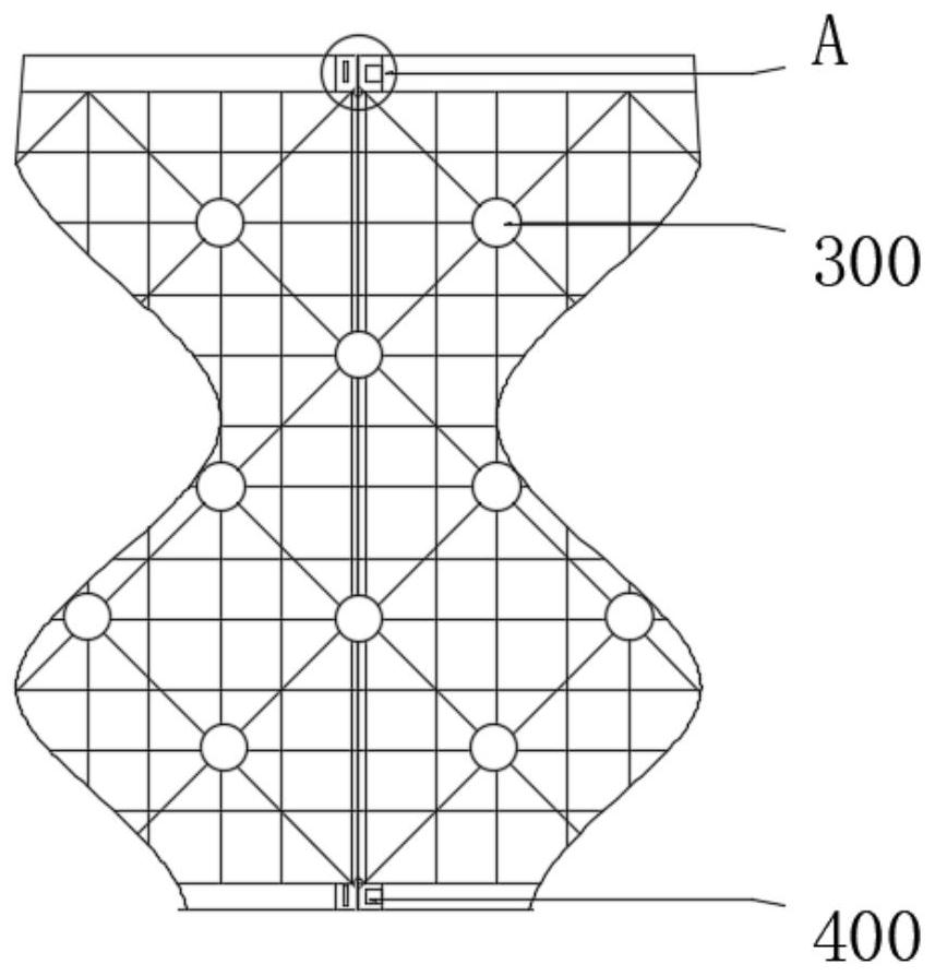 Protection device for preventing and treating slope deformation