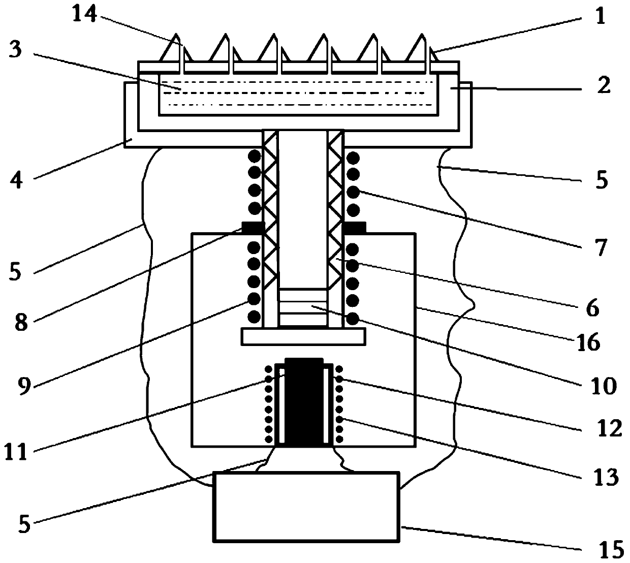 Hot-compress-type micro-nano wafer mechanical integrated transdermal medicine delivery device