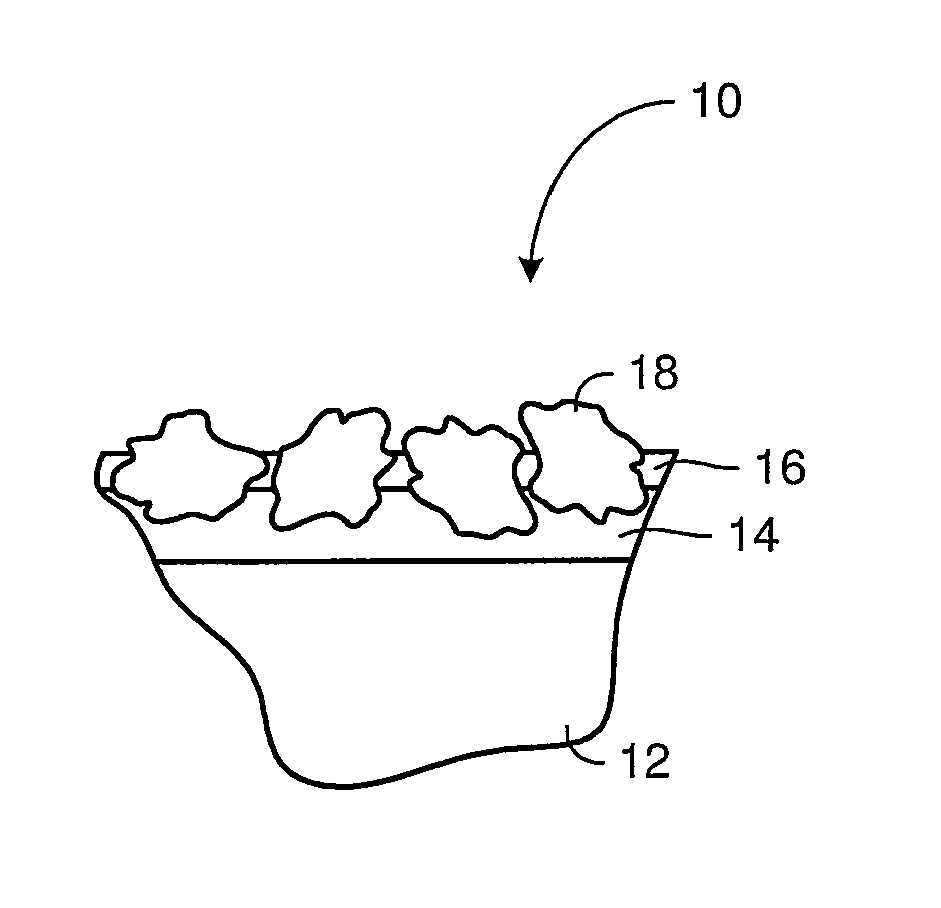 Hydraulic fracture composition and method