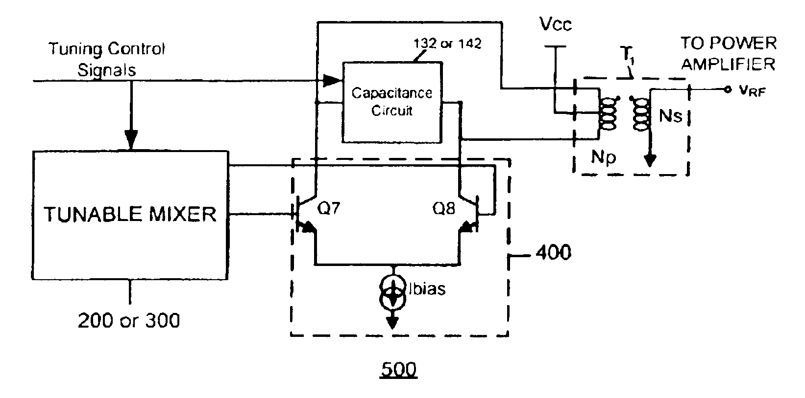 Tunable upconverter mixer with image rejection