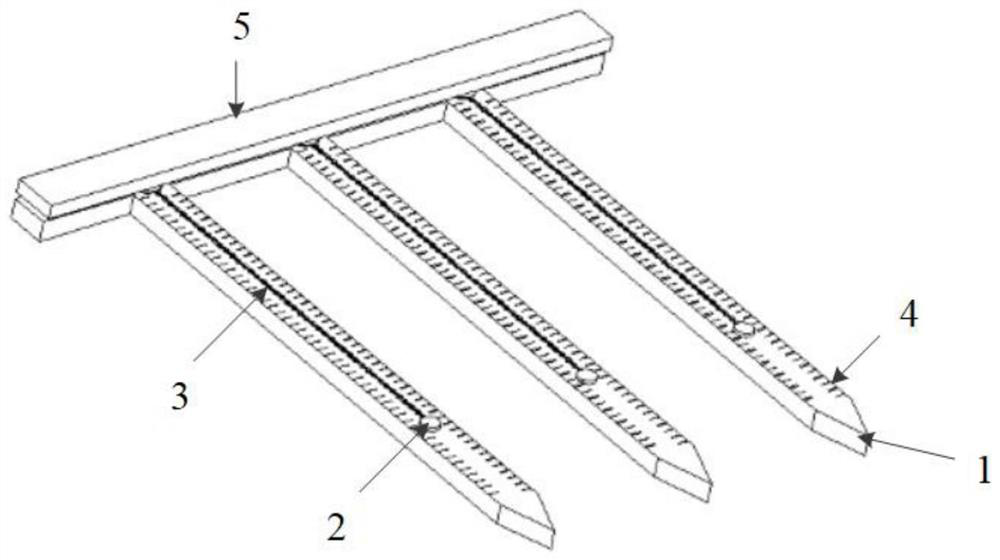 Connecting line structure