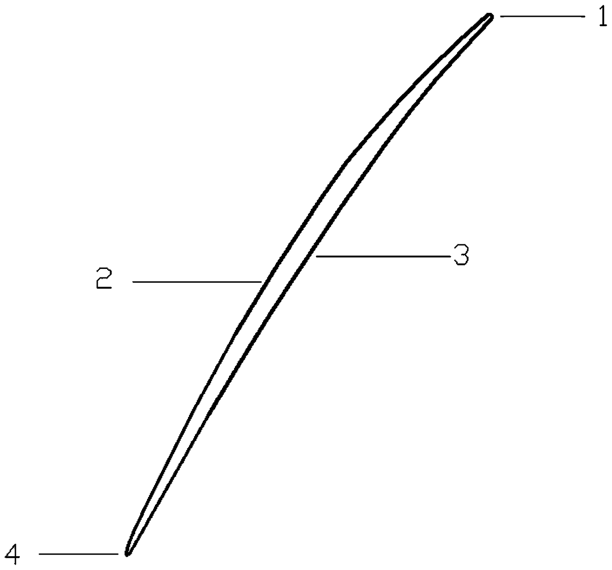 A modeling method of hollow blade with truss-type inner cavity stiffener structure