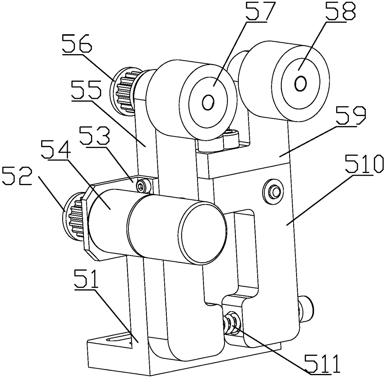 A device for automatically detecting axial and radial runout of shaft parts