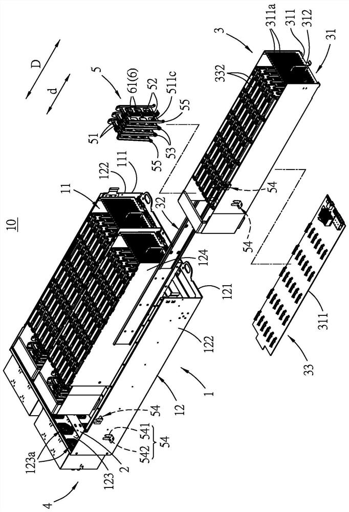 Folding type wire arrangement frame and server with folding type wire arrangement frame