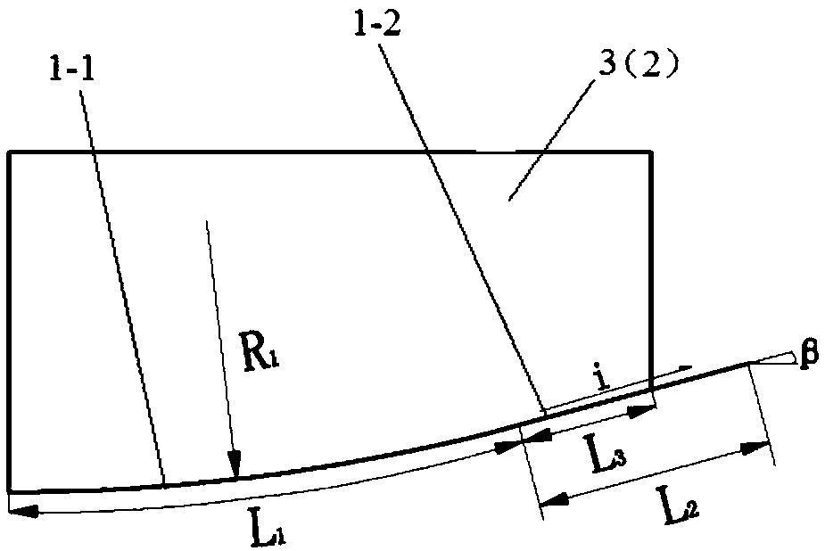 The deflected nose sill used for flood discharge of high arch dam body