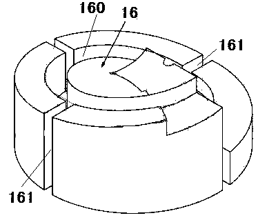 Eccentric spring spatial position detection device, tolerance determination method, detection system and detection method