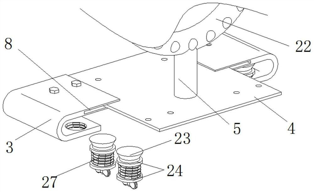 Auxiliary expansion device convenient to fix and adjust for gynecological examination