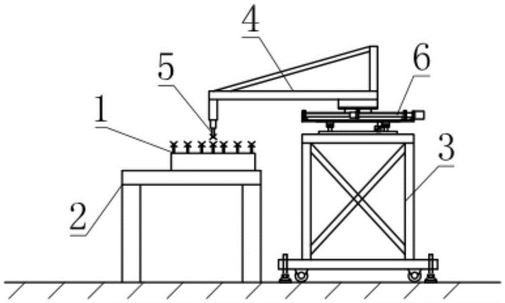 Quick testing method for radiation characteristic of array antenna