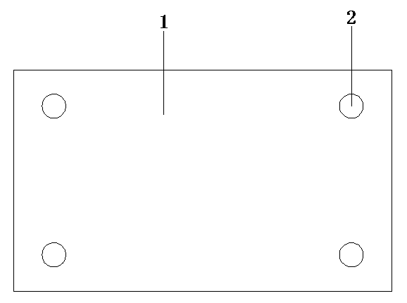 Base plate used in handling packing case