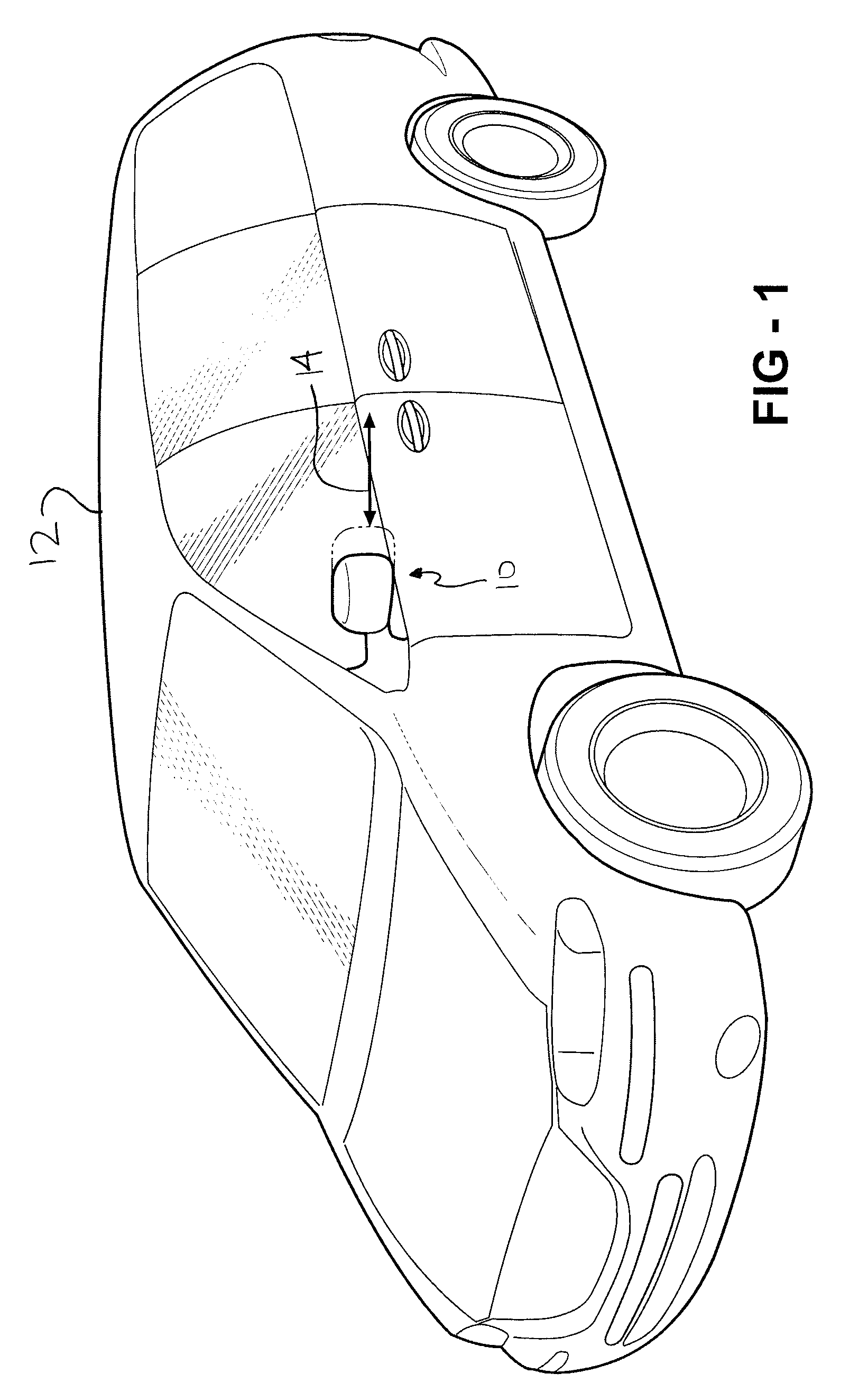 Single arm tow mirror assembly