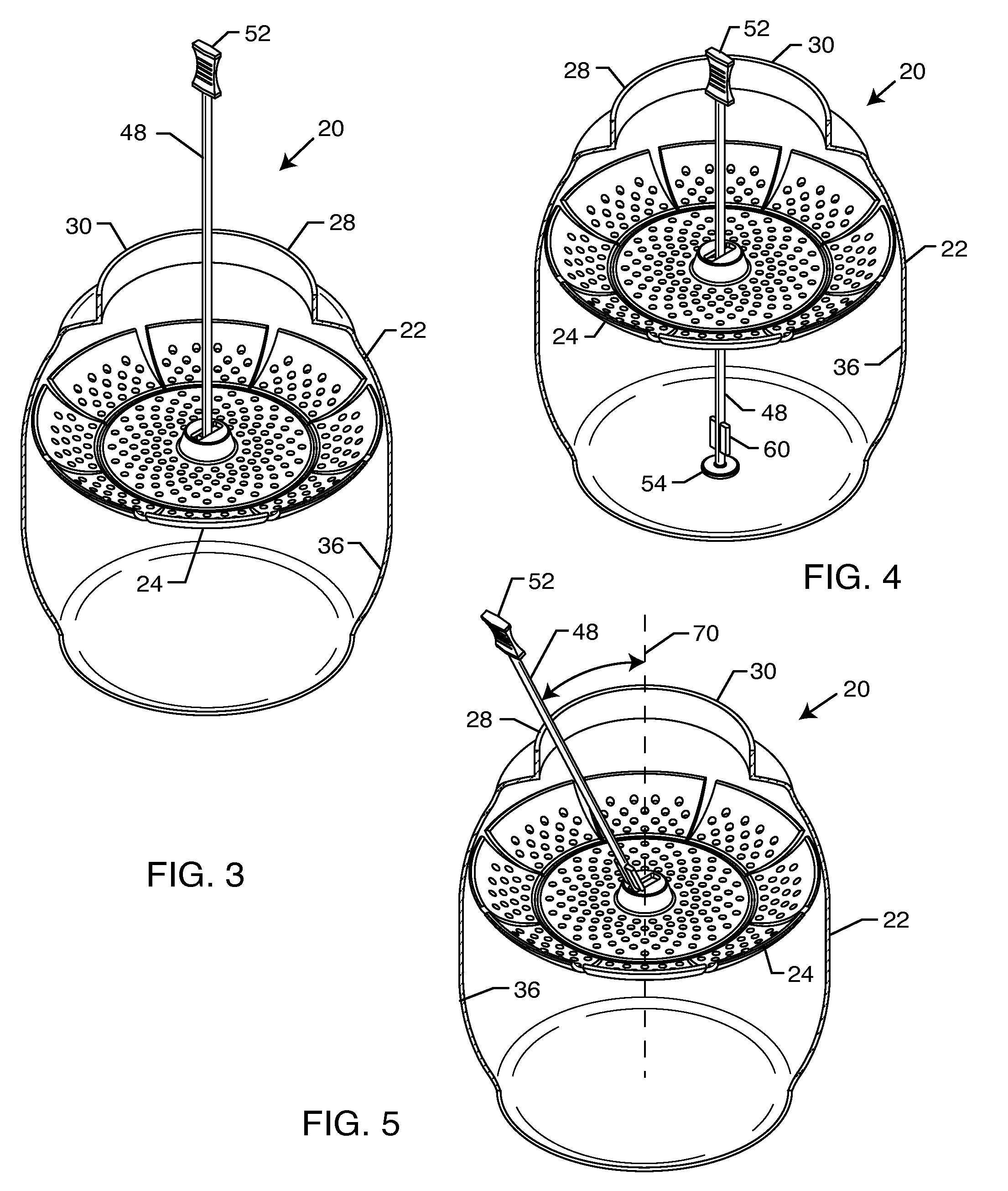 Bottled food basket