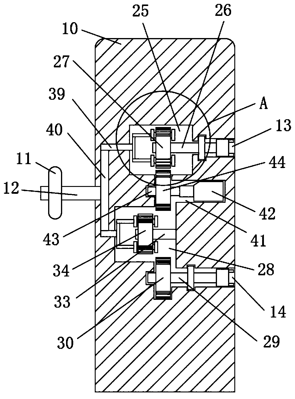 Glass paper blow molding device