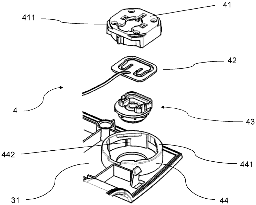 Kitchen appliance with weighing apparatus