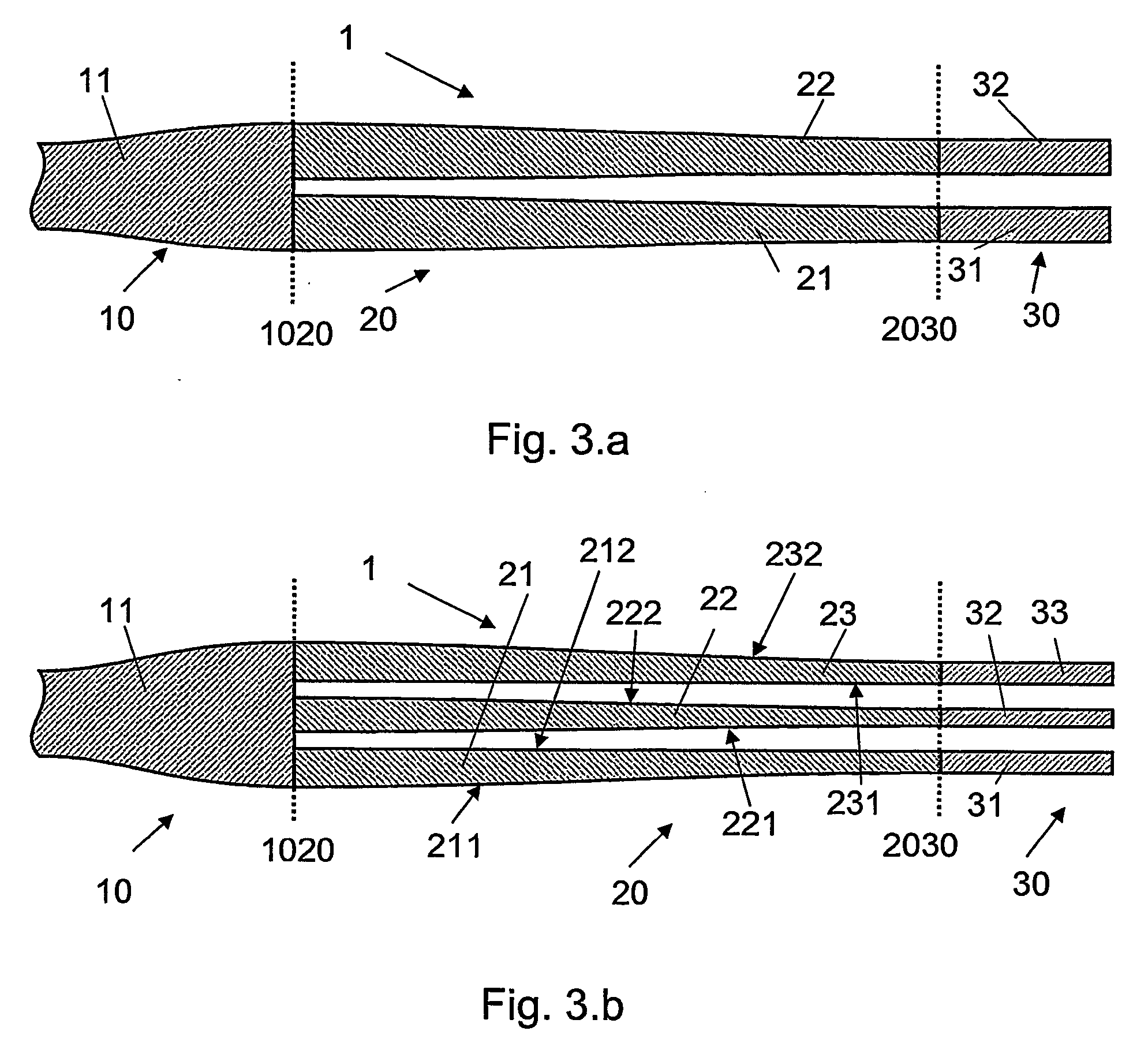 Integrated optics spot size converter and manufacturing method