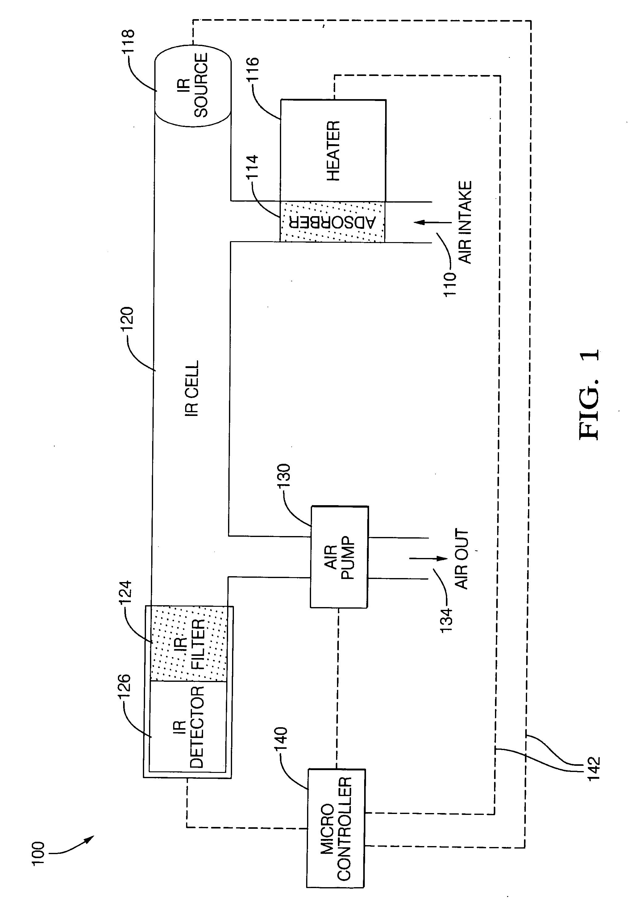 Chemical vapor sensor