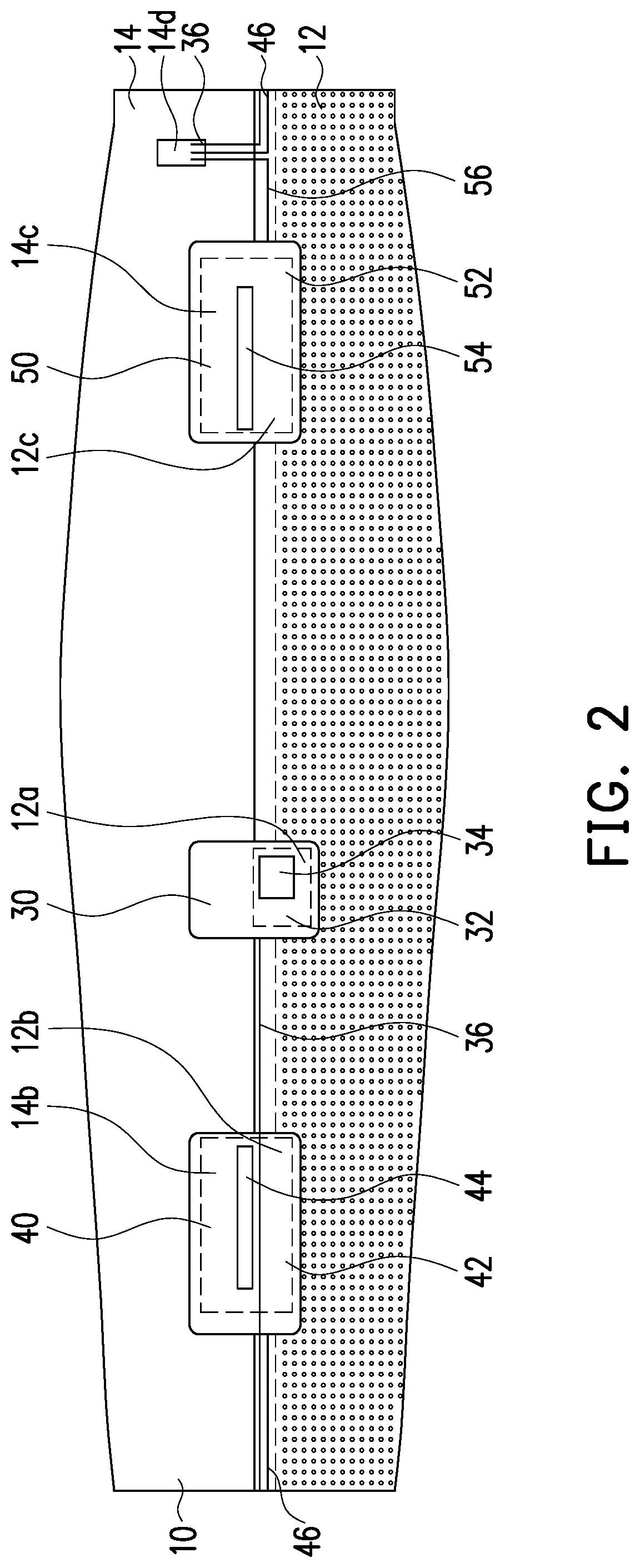 Brainwave headband structure