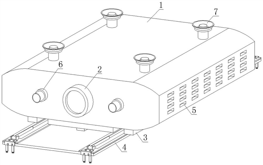 High-resolution selected area putting device and method for image denoising detection