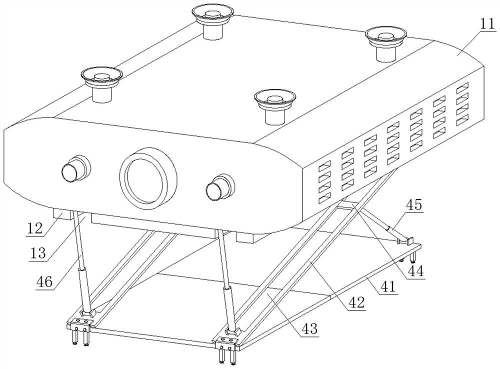 High-resolution selected area putting device and method for image denoising detection