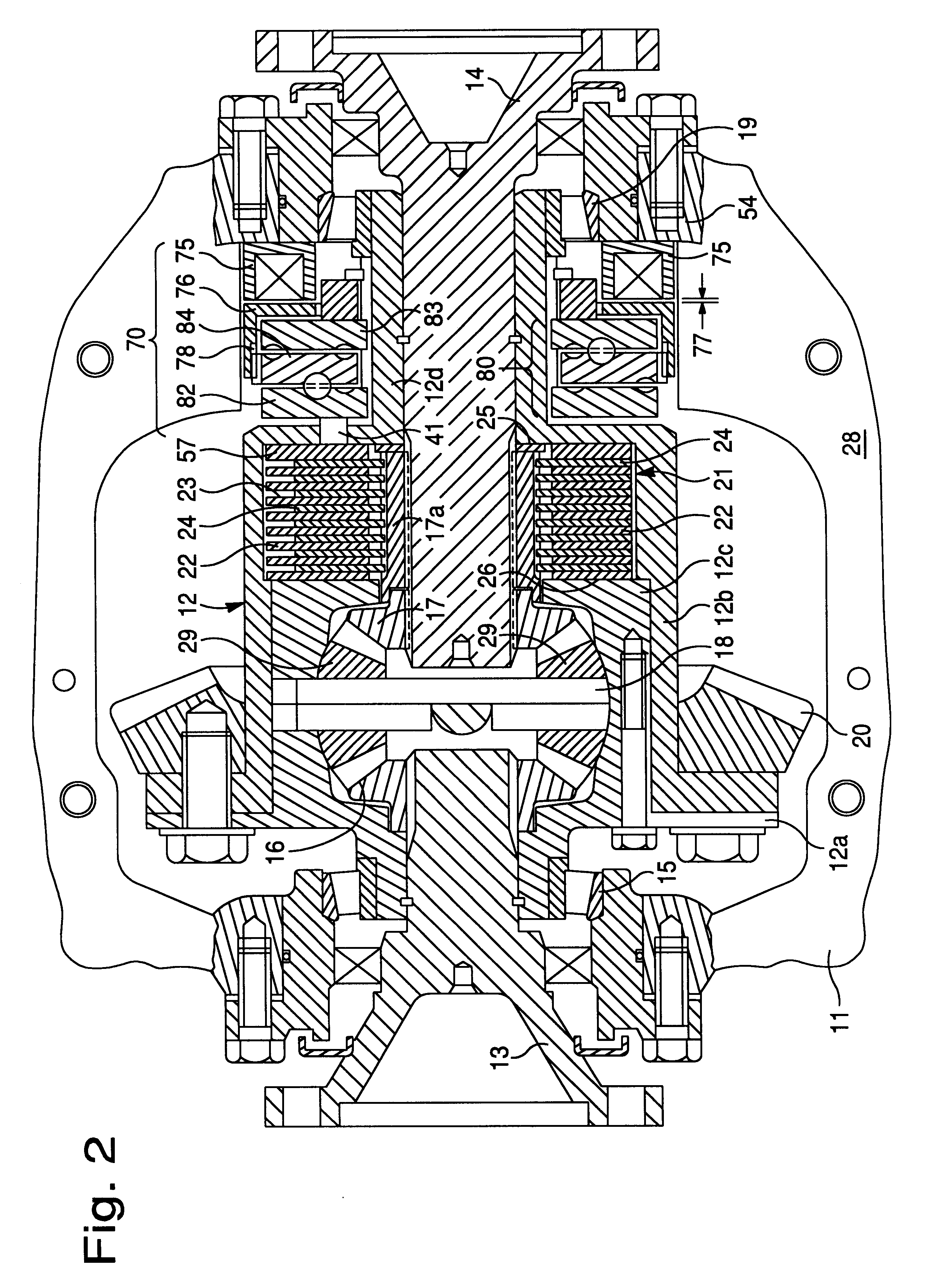 Dual ball ramp actuator for locking differential