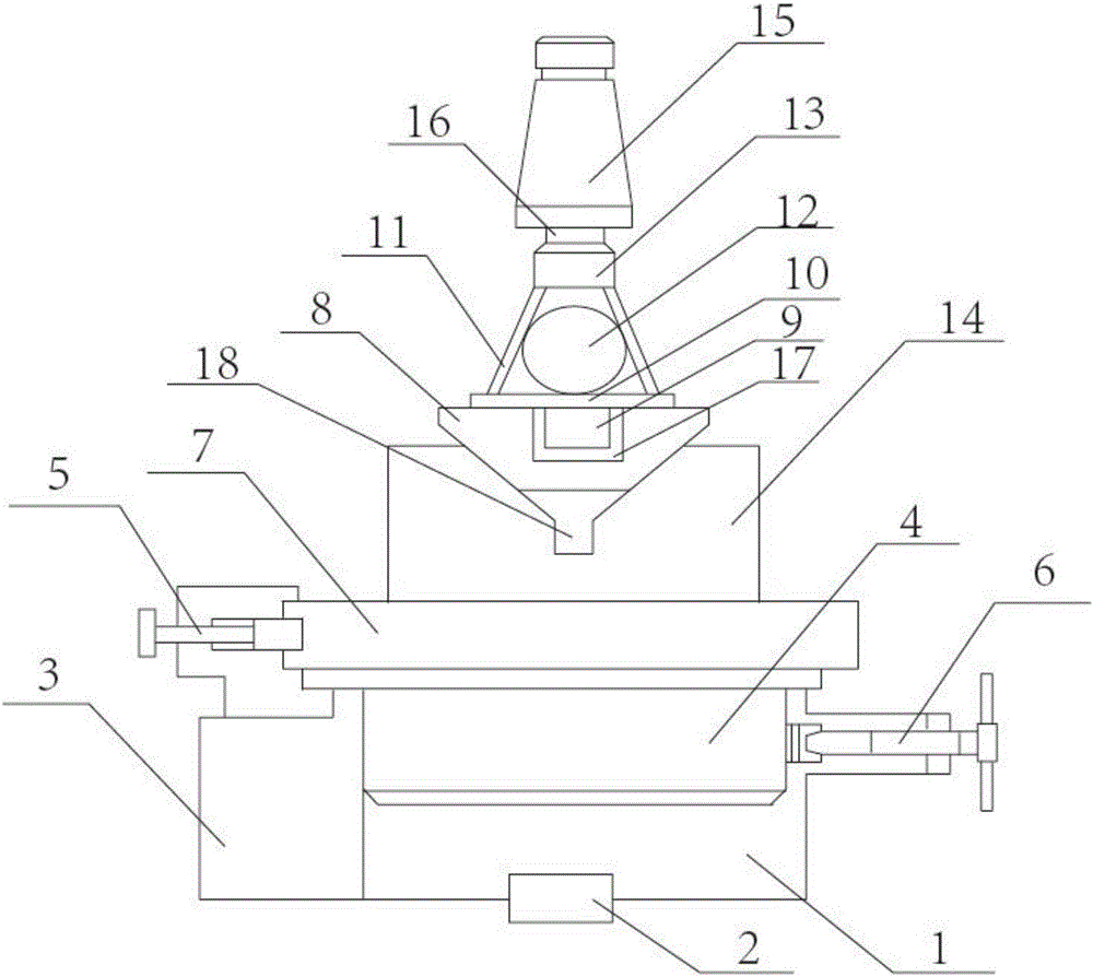 Tool setting device for keywaying