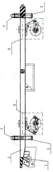 Carrying and storing method of wind tower