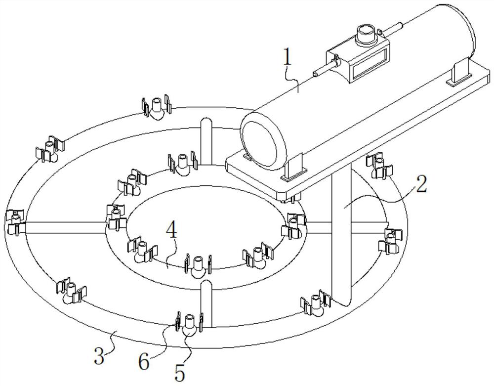 Aeration device for rapid biochemical sewage treatment system