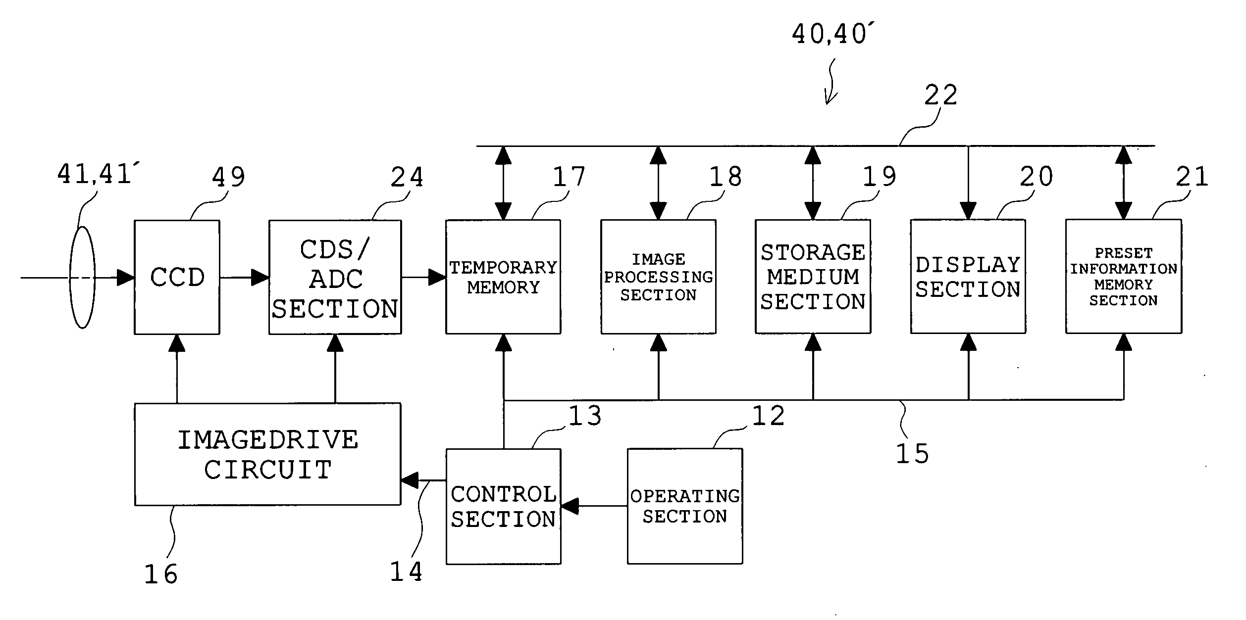 Electronic imaging apparatus