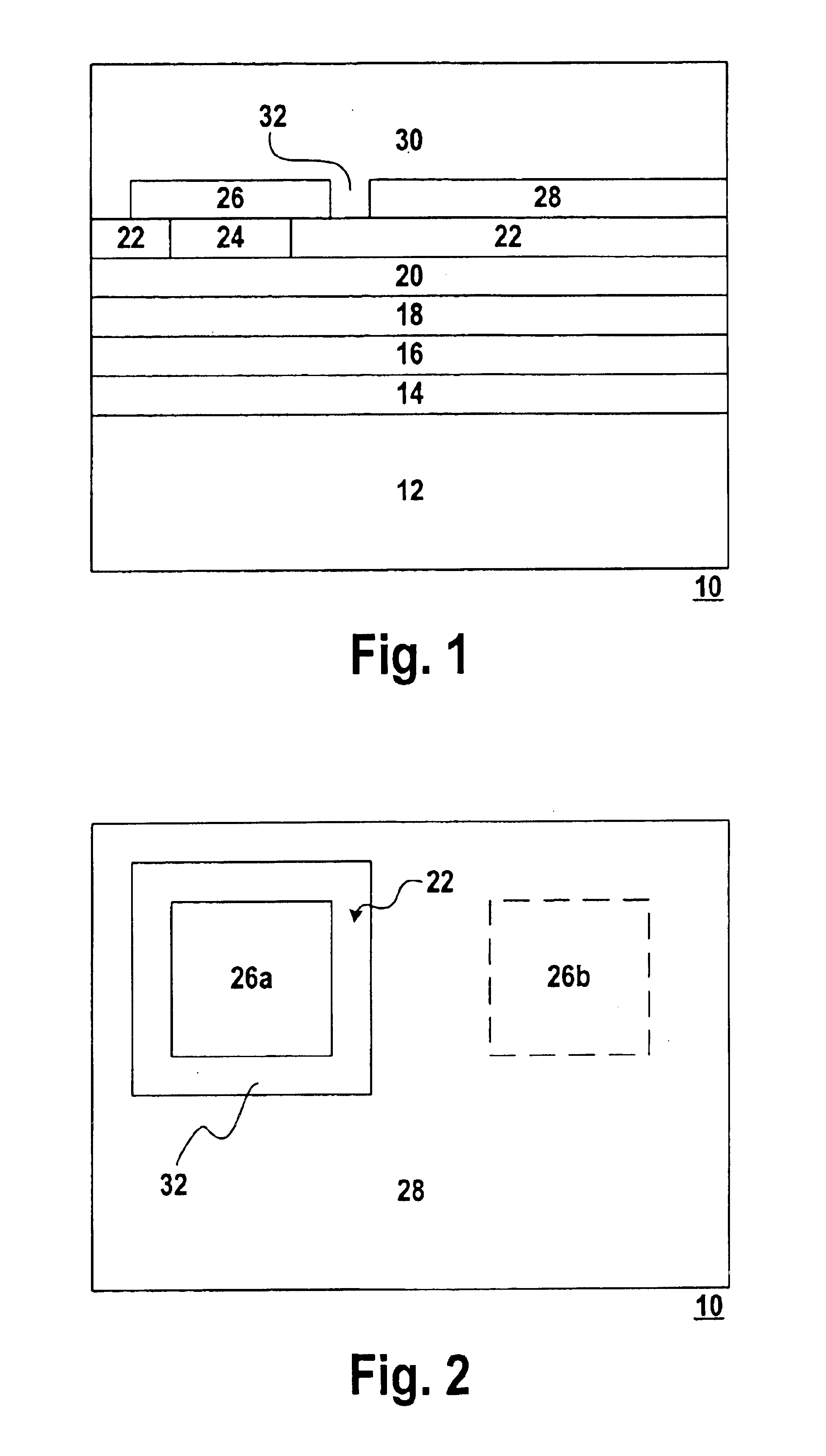 Buffer metal layer