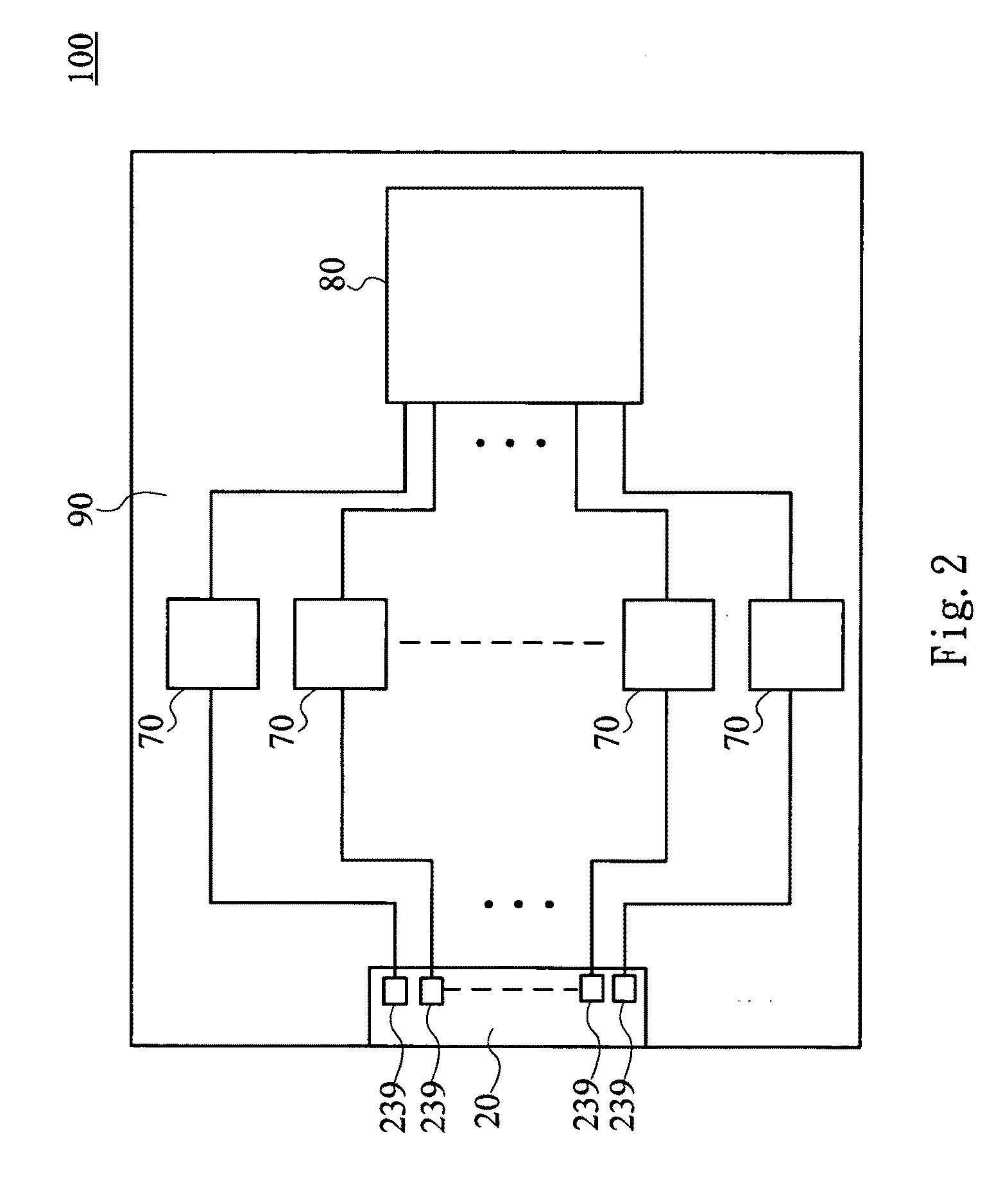 Connector for the network device