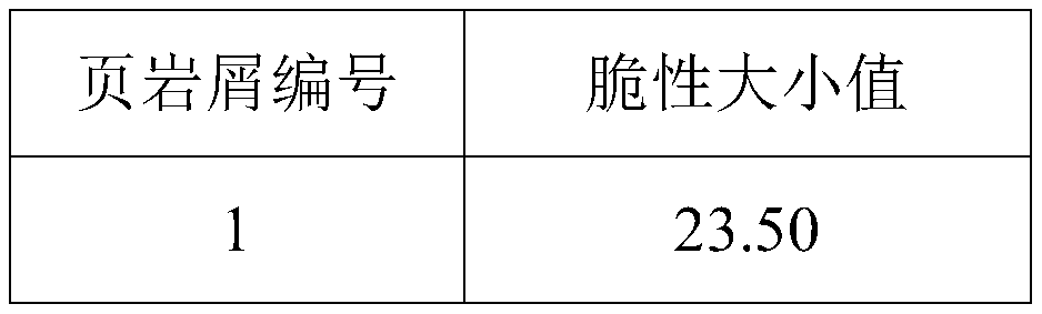 Evaluation method for brittleness of shale