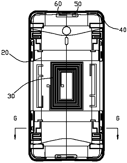 Glass shell structure and preparation method thereof