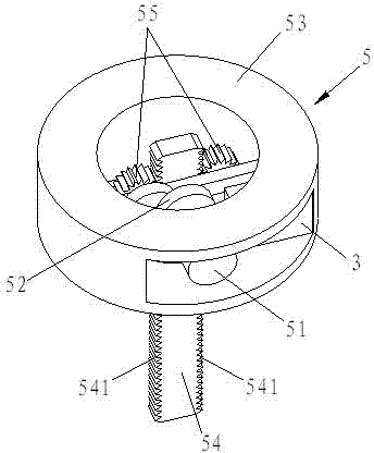 Portable LED lamp with electricity generated through gravity