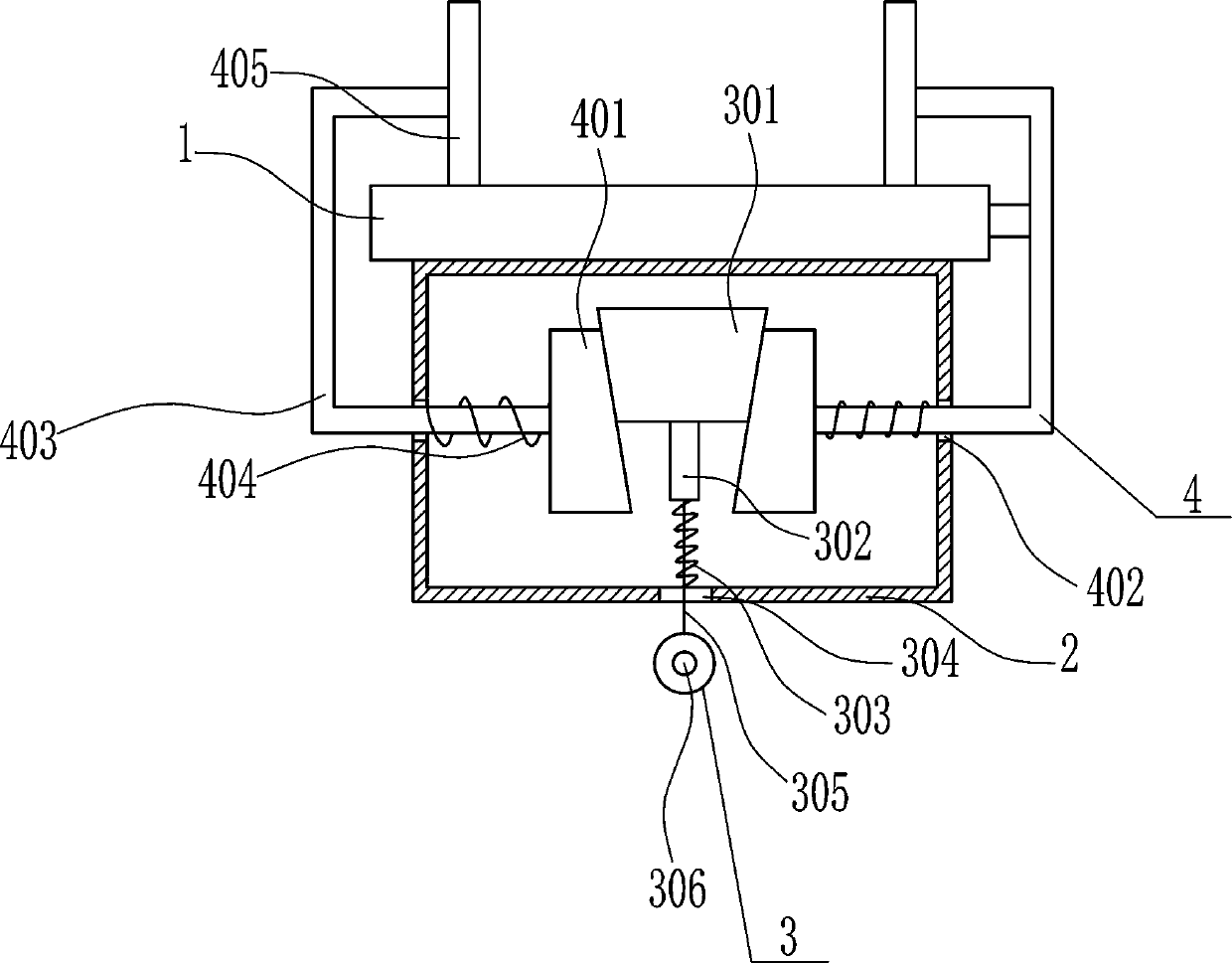 Head fixing device for ophthalmologic operation